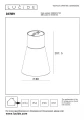 Downlight zewnętrzny DERBY czarny LED 9W 2700K IP65 Lucide 28800/07/30 | 5411212281364 noxbox lampynox www.lampynox.pl