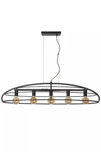 DIKRA czarny 5xE27 Lampa wisząca