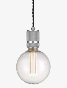 Halo cable srebrny mat Ø5cm. E27 Lampa wisząca