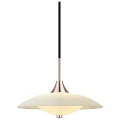 Lampa wisząca Baroni miedź | biały Ø30cm. G9 halo design 990020 | 5703638990020  noxbox lampynox www.lampynox.pl