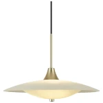 Baroni mosiądz szczotkowany | biały Ø46cm. 3xG9 Lampa wisząca