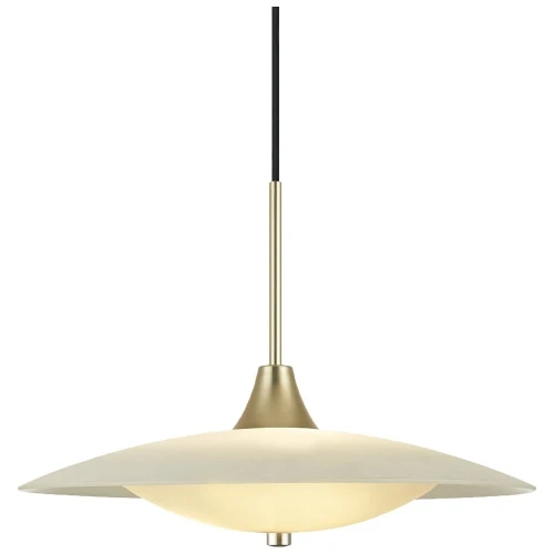 Lampa wisząca Baroni mosiądz szczotkowany | biały Ø46cm. 3xG9 halo design 405463 | 5703638405463 noxbox lampynox www.lampynox.pl
