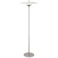 Lampa podłogowa Baroni stal szczotkowana | biały Ø46cm. 3xG9 halo design 107701 | 5703638107701 noxbox lampynox www.lampynox.pl