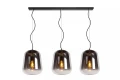 Lampa wisząca GLORIO szary przydymiony | czarny 3xE27 Lucide 25402/03/65 | 5411212251015 noxbox lampynox www.lampynox.pl