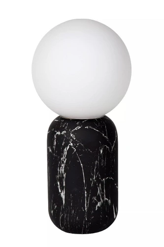 Lampka stołowa MARBOL czarny Ø 15cm. E27 Lucide 06520/01/30 | 5411212061447 noxbox lampynox www.lampynox.pl