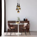 Lampa wisząca MARIUS czarny | szary przydymiony Ø 55cm. 5xE27 Lucide 45402/15/30 | 5411212452245 noxbox lampynox www.lampynox.pl