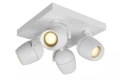 Spot łazienkowy PRESTON biały 4xGU10 IP44 Lucide 09937/14/31 | 5411212093288 noxbox lampynox www.lampynox.pl