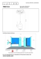 Łazienkowa lampa wisząca PRESTON czarny Ø 10cm. GU10 IP44 Lucide 09437/01/30 | 5411212093196 noxbox lampynox www.lampynox.pl
