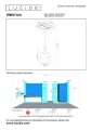 Łazienkowa lampa wisząca PRESTON biały Ø 10cm. GU10 IP44 Lucide 09437/01/31 | 5411212093202 noxbox lampynox www.lampynox.pl