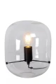 Lampa stołowa VITRO przeźroczysty Ø 24cm. E27 Lucide 25510/24/60 | 5411212251022 noxbox lampynox www.lampynox.pl