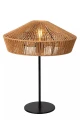 Lampa stołowa YUNKAI brąz rattan Ø 40cm. E27 Lucide 10513/40/72 | 5411212105721 noxbox lampynox www.lampynox.pl