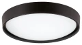 Lampa sufitowa sterowana aplikacją i pilotem Achilles czarny Ø 50cm. LED Wi-Fi Dim. 40W 2700-6500K RGB Pilot Rabalux 3146 | 5998250331461 noxbox lampynox www.lampynox.pl