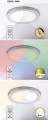 Lampa sufitowa sterowana aplikacją i pilotem Achilles czarny Ø 50cm. LED Wi-Fi Dim. 40W 2700-6500K RGB Pilot Rabalux 3146 | 5998250331461 noxbox lampynox www.lampynox.pl