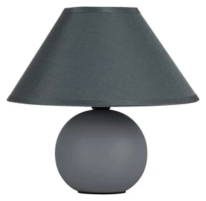 Ariel szary E14 Lampka stołowa