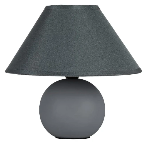 Lampka stołowa Ariel szary E14 Rabalux 2146 | 5998250321462 noxbox lampynox www.lampynox.pl