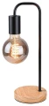Lampka stołowa Bruno czarny | brąz E27 Rabalux 2090 | 5998250320908 noxbox lampynox www.lampynox.pl