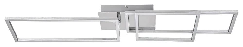 Lampa sufitowa Cesario chrom LED 44W 4000K Rabalux 3659 | 5998250336596 noxbox lampynox www.lampynox.pl