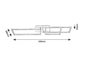 Lampa sufitowa Cesario chrom LED 44W 4000K Rabalux 3659 | 5998250336596 noxbox lampynox www.lampynox.pl