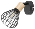 Kinkiet ścienny regulowany Farfalle czarny | brązowy E14 Rabalux 3147 | 5998250331478 noxbox lampynox www.lampynox.pl