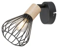 Kinkiet ścienny regulowany Farfalle czarny | brązowy E14 Rabalux 3147 | 5998250331478 noxbox lampynox www.lampynox.pl