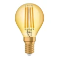 Żarówka Filament LED 6W 3000K G45 E14 szkło bursztynowe Rabalux 2015 | 5998250320151 noxbox lampynox www.lampynox.pl