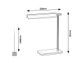 Lampa stołowa ściemnialna Horus czarny LED 3 step dim. 7W 3000-6500K Rabalux 2934 | 5998250329345 noxbox lampynox www.lampynox.pl