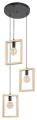 Lampa wisząca Indigo czarny | beż Ø 50cm. 3xE27 Rabalux 2293 | 5998250322933 noxbox lampynox www.lampynox.pl