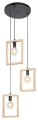 Lampa wisząca Indigo czarny | beż Ø 50cm. 3xE27 Rabalux 2293 | 5998250322933 noxbox lampynox www.lampynox.pl