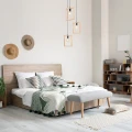 Lampa wisząca Indigo czarny | beż Ø 50cm. 3xE27 Rabalux 2293 | 5998250322933 noxbox lampynox www.lampynox.pl