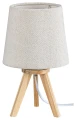 Lampka stołowa Lychee szary | beż E14 Rabalux 2068 | 5998250320687 noxbox lampynox www.lampynox.pl