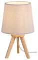 Lampka stołowa Lychee szary | beż E14 Rabalux 2068 | 5998250320687 noxbox lampynox www.lampynox.pl