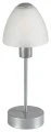 Lampka stołowa sciemnialna Lydia srebrny | biały E14 dim. Rabalux 2295 | 5998250322957 noxbox lampynox www.lampynox.pl