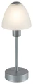 Lampka stołowa sciemnialna Lydia srebrny | biały E14 dim. Rabalux 2295 | 5998250322957 noxbox lampynox www.lampynox.pl