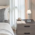 Lampka stołowa sciemnialna Lydia srebrny | biały E14 dim. Rabalux 2295 | 5998250322957 noxbox lampynox www.lampynox.pl