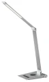 Lampa biurkowa ściemnialna z ładowarką indukcyjną i USB Nilfgard srebrny LED dim. 2800-5000K Rabalux 2029 | 5998250320298 noxbox lampynox www.lampynox.pl