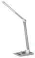 Lampa biurkowa ściemnialna z ładowarką indukcyjną i USB Nilfgard srebrny LED dim. 2800-5000K Rabalux 2029 | 5998250320298 noxbox lampynox www.lampynox.pl