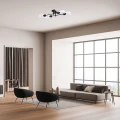 Lampa sufitowa Prudence czarny 4xE27 Rabalux 2672 | 5998250326726 noxbox lampynox www.lampynox.pl