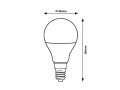 Żarówka 5W 3000K barwa ciepła E14 SMD-LED G45 Rabalux 2070 | 5998250320700 noxbox lampynox www.lampynox.pl