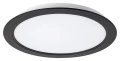 Oprawa sufitowa wpuszczana Shaun czarny Ø 17cm. LED 17W 4000K Rabalux 2680 | 5998250326801 noxbox lampynox www.lampynox.pl