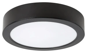 Shaun czarny Ø 22cm. LED 24W 4000K IP44 Plafon łazienkowy