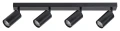Spot Solo czarny 4xGU10 Rabalux 2086 | 5998250320861 noxbox lampynox www.lampynox.pl