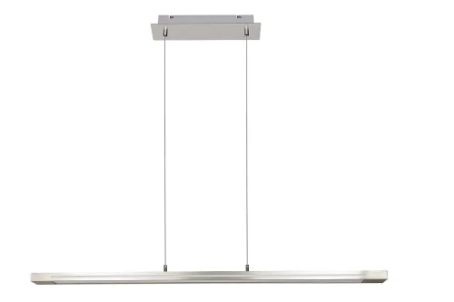 Lampa wisząca ściemnialna z wbudowanym wyłącznikiem i ściemniaczem Yordana chrom satyna LED dim. 27W 3000K Rabalux 5280 | 5998250352800 noxbox lampynox www.lampynox.pl