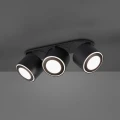 Lampa sufitowa TAURUS Czarny Mat 3x5W 3x450lm 3000K Spot  Trio 652910332 | 4017807473698 noxbox lampynox www.lampynox.pl