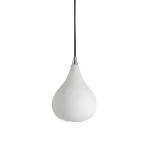 Drops biały Ø17cm. E14 Lampa wisząca