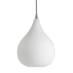 Drops biały Ø30cm. E27 Lampa wisząca