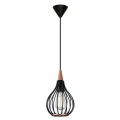 Lampa wisząca Drops czarny | mahoń Ø17cm. E27 halo design 990891 | 5703638990891 noxbox lampynox www.lampynox.pl