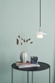 Lampa wisząca Scandinavia biały | chrom Ø20cm. G9 halo design 733644 | 5705639733644 noxbox lampynox www.lampynox.pl