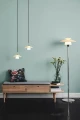 Lampa wisząca Scandinavia biały | chrom Ø20cm. G9 halo design 733644 | 5705639733644 noxbox lampynox www.lampynox.pl