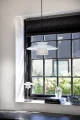 Lampa wisząca Scandinavia biały | chrom Ø20cm. G9 halo design 733644 | 5705639733644 noxbox lampynox www.lampynox.pl