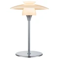 Lampa stołowa Scandinavia biały | chrom Ø20cm. G9 halo design 733675 | 5705639733675 noxbox lampynox www.lampynox.pl